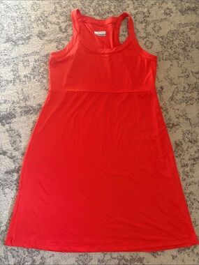 Orange Columbia Racerback Tank Dress